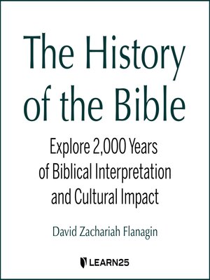 cover image of The History of the Bible